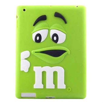 M&M 3D Rubber Cover for iPad Mini 1/2/3 - Green
