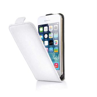 Matte Leather Case for iPhone 5 / 5S / SE - White