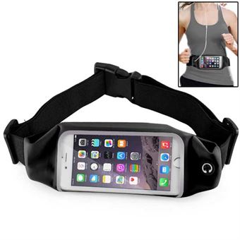 Water-repellent Belly Case for smartphone 4.7 "- Black