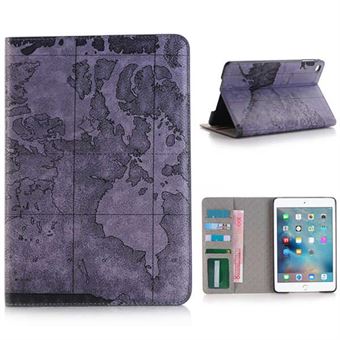 World map case for iPad mini 4 - Gray