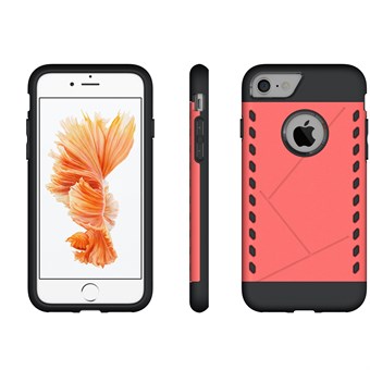 Exclusive silicone / plastic cover for iPhone 7 / iPhone 8 - Red