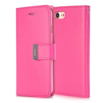 Mercury Leather Case for iPhone 7 / iPhone 8 - Magenta