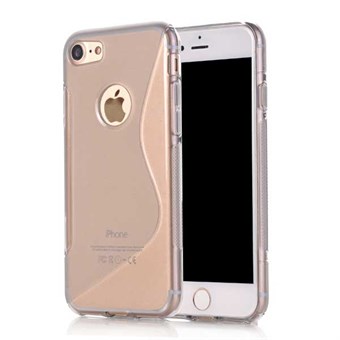 Slim S-line Silicone Cover for iPhone 7 / iPhone 8 - Gray