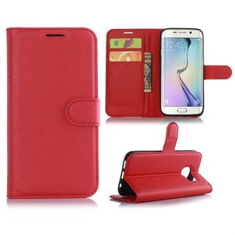 Classic Credit Card Case Galaxy S7 Edge Cover (Red)