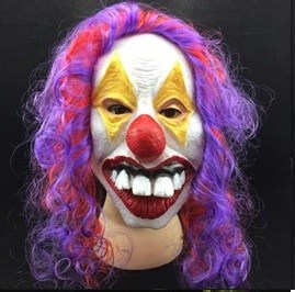 Silly clown mask