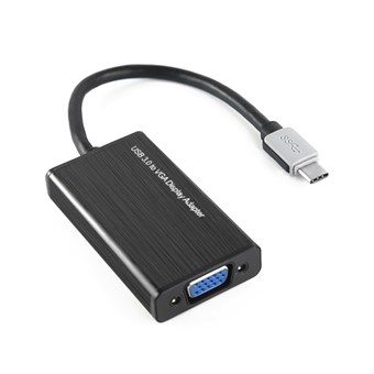 Convert VGA to USB Type C - Black