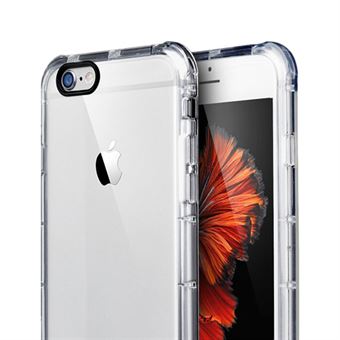 Crystal Shockproof Silicone Cover for iPhone 6 / iPhone 6S - Transparent