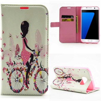 Fashion Galaxy S7 Edge case cycling
