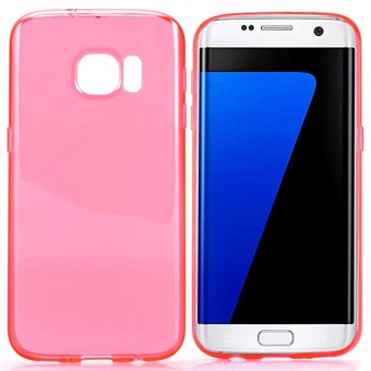 Soft Silicone Cover Galaxy S7 Edge Cover (Red)
