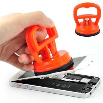 Suction cup smartphone pad glass