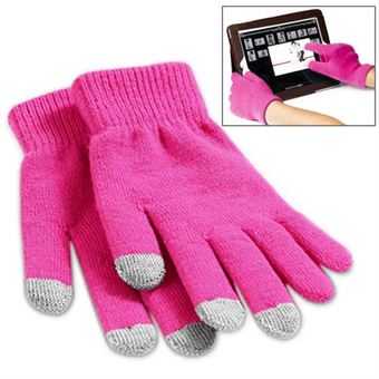 3 Finger Touch Glove - Pink