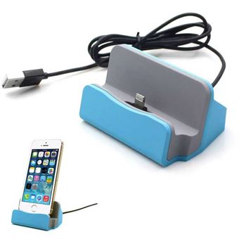 Exclusive Sync. and charging station incl. cable - Blue / gray
