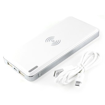Wireless Qi 8000 mah charger - white