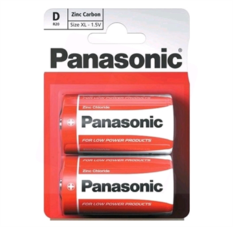 Panasonic Special Power D Batteries - 2 pcs
