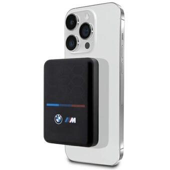 BMW BMPBMS3K22PGVK 5W 3000mAh inductive power bank + cable black/black M Collection MagSafe