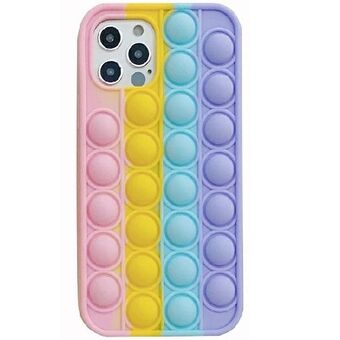 Anti-Stress iPhone 12/12 Pro case pink / yellow / blue / purple