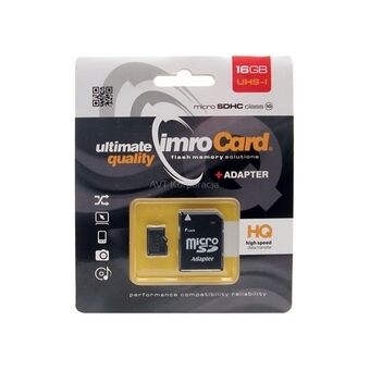 16GB Imro + adp 10C microSD memory card