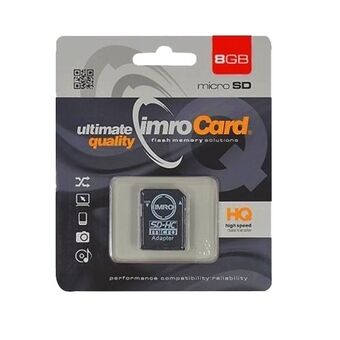 MicroSD memory card 8GB Imro + adp 10C