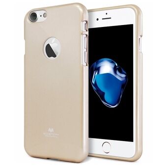 Mercury Jelly Cover iPhone X gold / gold cut / hole