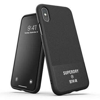 SuperDry Molded Canvas iPhone X / Xs Cover black / black 41544