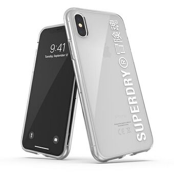 SuperDry Snap iPhone X / Xs Clear Cover white / white 41576