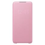 Case for Samsung EF-NG985PP S20 + G985 pink / pink LED View Cover