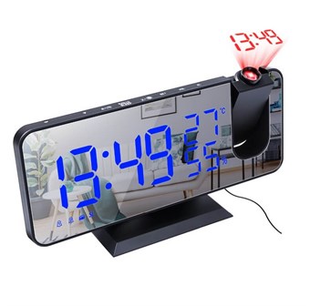 Digital Projector Alarm Clock (Lights constantly with adapter)