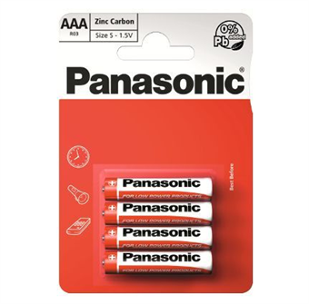 Panasonic Special Power AAA Batteries - 4 pcs