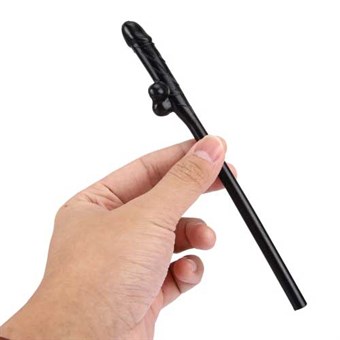 Naughty dicky straws, 10 pcs.