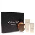 Obsession by Calvin Klein - Gift Set -- 4.2 oz Eau De Toilette Spray + 3.4 oz After Shave Balm + 2.6 oz Deodorant Stick - for men