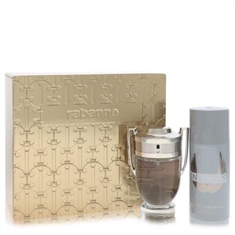 Invictus by Paco Rabanne - Gift Set -- 3.4 oz Eau De Toilette Spray + 5.1 oz Deodorant Spray - for men