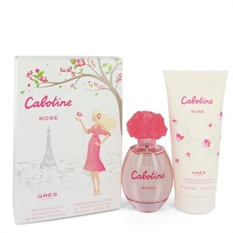 Cabotine Rose by Parfums Gres - Gift Set -- 3.4 oz Eau De Toilette Spray + 6.7 oz Body Lotion - for women