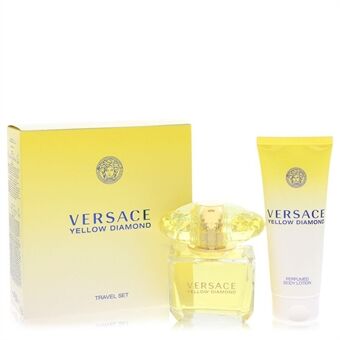 Versace Yellow Diamond by Versace - Gift Set -- 3 oz Eau De Toilette Spray + 3.4 oz Body lotion - for women