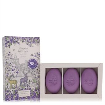 Lavender by Woods of Windsor - Fine English Soap 3  x 62 ml - for women
