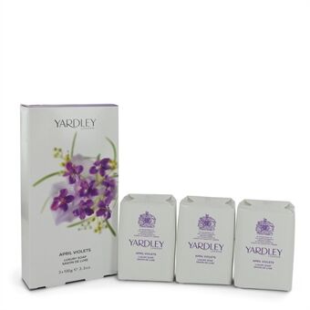 April Violets by Yardley London - 3 x 104 ml Soap 104 ml - for women