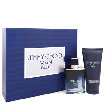 Jimmy Choo Man Blue by Jimmy Choo - Gift Set -- 1.7 oz Eau De Toilette Spray + 3.3 oz Shower Gel - for men