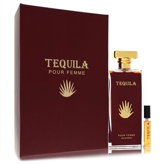 Tequila Pour Femme Red by Tequila Perfumes - Eau De Parfum Spray + Free .17 oz Mini EDP Spray 100 ml - for women