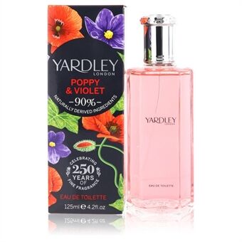 Yardley Poppy & Violet by Yardley London - Eau De Toilette Spray 125 ml - for women