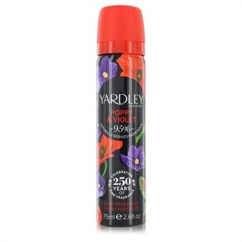 Yardley Poppy & Violet by Yardley London - Body Fragrance Spray 77 ml - for women
