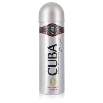 CUBA Black by Fragluxe - Body Spray 195 ml - for men