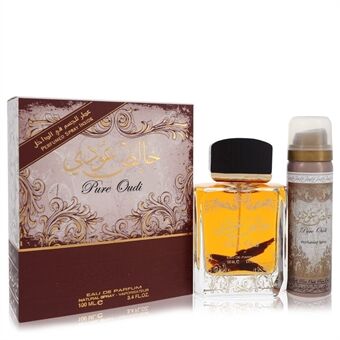 Lattafa Pure Oudi by Lattafa - Eau De Parfum Spray Plus 1.7 oz Deodorant 100 ml - for women