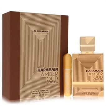 Al Haramain Amber Oud Gold Edition Extreme by Al Haramain - Gift Set 100 ml 3.4 Pure Perfume Spray + 0.34 oz Refillable Spray - for women
