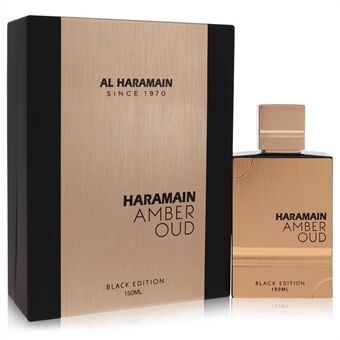 Al Haramain Amber Oud Black Edition by Al Haramain - Gift Set 150 ml 150 ml Eau De Parfum Spray + 0.34 oz Refillable Spray - for men