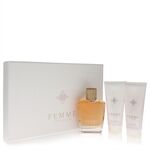 Usher Femme by Usher - Gift Set -- 3.4 oz Eau De Parfum Spray + 3.4 oz Body Lotion + 3.4 oz Shower Gel - for women