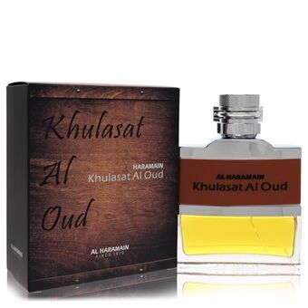 Al Haramain Khulasat Al Oud by Al Haramain - Eau De Parfum Spray (Unisex) 100 ml - for men