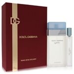 Light Blue by Dolce & Gabbana - Gift Set -- 3.4 oz Eau De Toilette Spray + .33 oz EDT Spray Travel Exclusive - for women