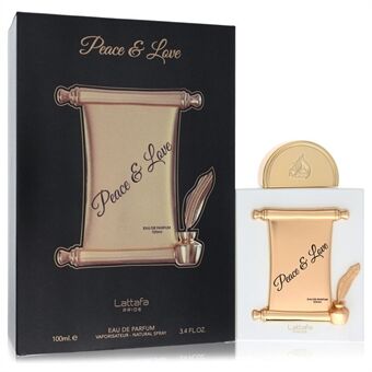 Lattafa Peace & Love by Lattafa - Eau De Parfum Spray (Unisex) 100 ml - for men