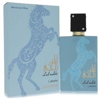 Lattafa Lail Maleki Morrocan Blue by Lattafa - Eau De Parfum Spray (Unisex) 100 ml - for men