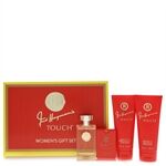 Touch by Fred Hayman - Gift Set -- 3.4 oz Eau De Toilette Spary + 6.7 oz Body Lotion + 6.7 oz Shower Gel + 0.61 oz Pocket Soray - for women