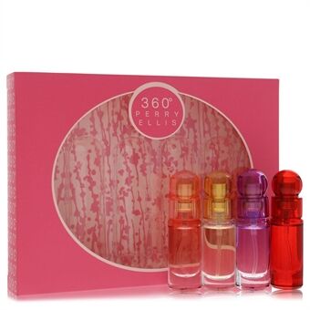perry ellis 360 by Perry Ellis - Gift Set -- Four piece Travel Gift Set Includes .25 oz Mini Eau De Parfum Spray of each. 360 Coral, 360 For Women, 360 Purple, 360 Red. - for women
